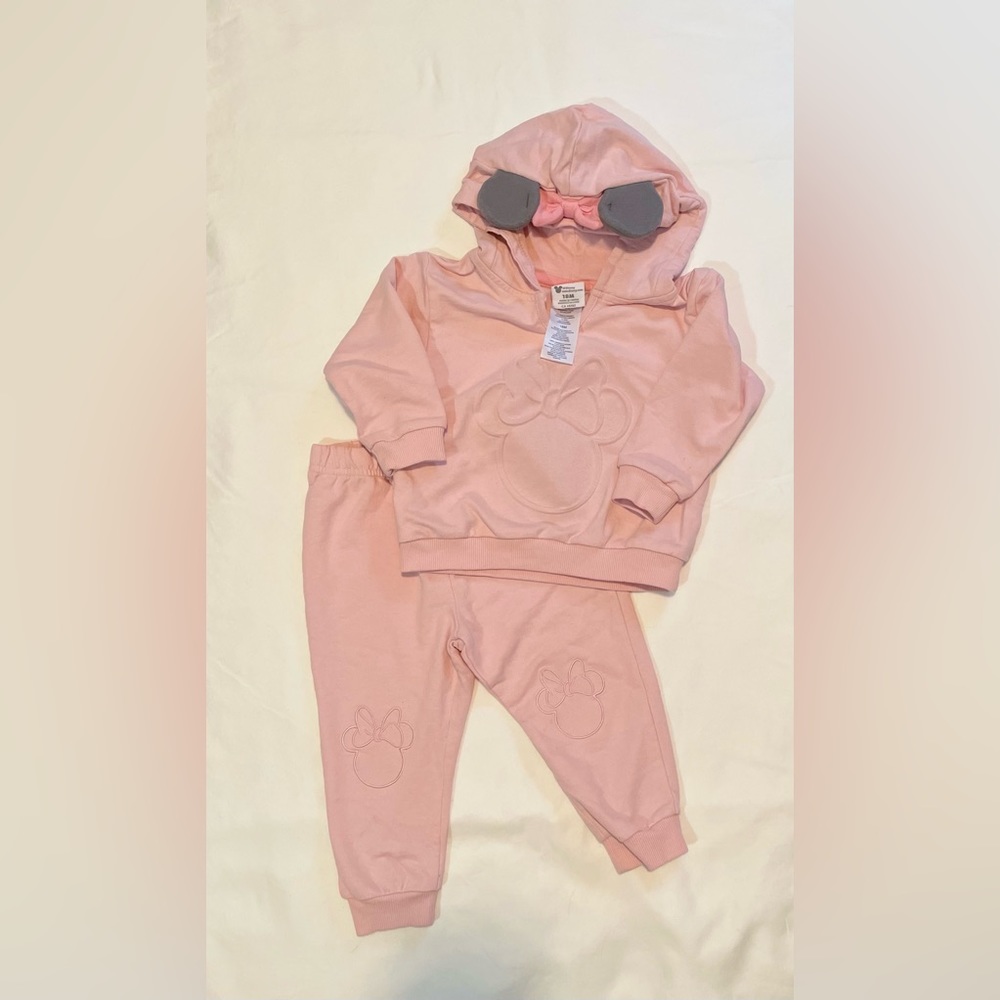 Minnie Mouse 18m sweatshirt and sweatpants set